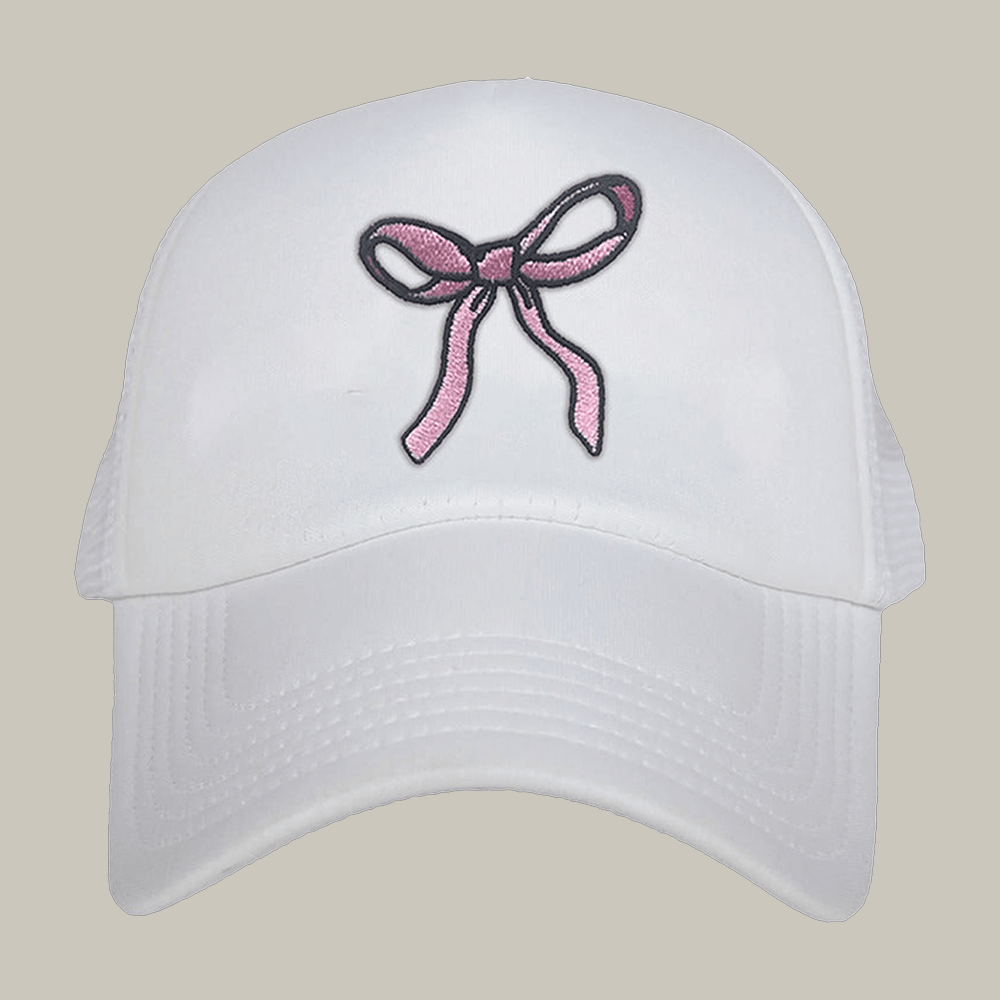 Coquette Pink Bow Foam Trucker Hat Katydid Trucker Hat Unique Gift For Girlfriend