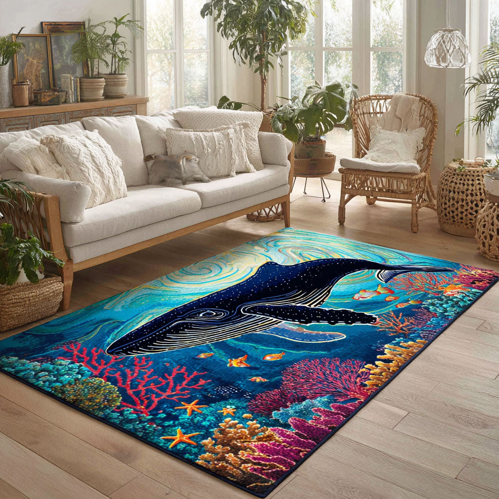 Coral Symphony Area Rug Indoor Outdoor Rugs Presents For Daughter In Law