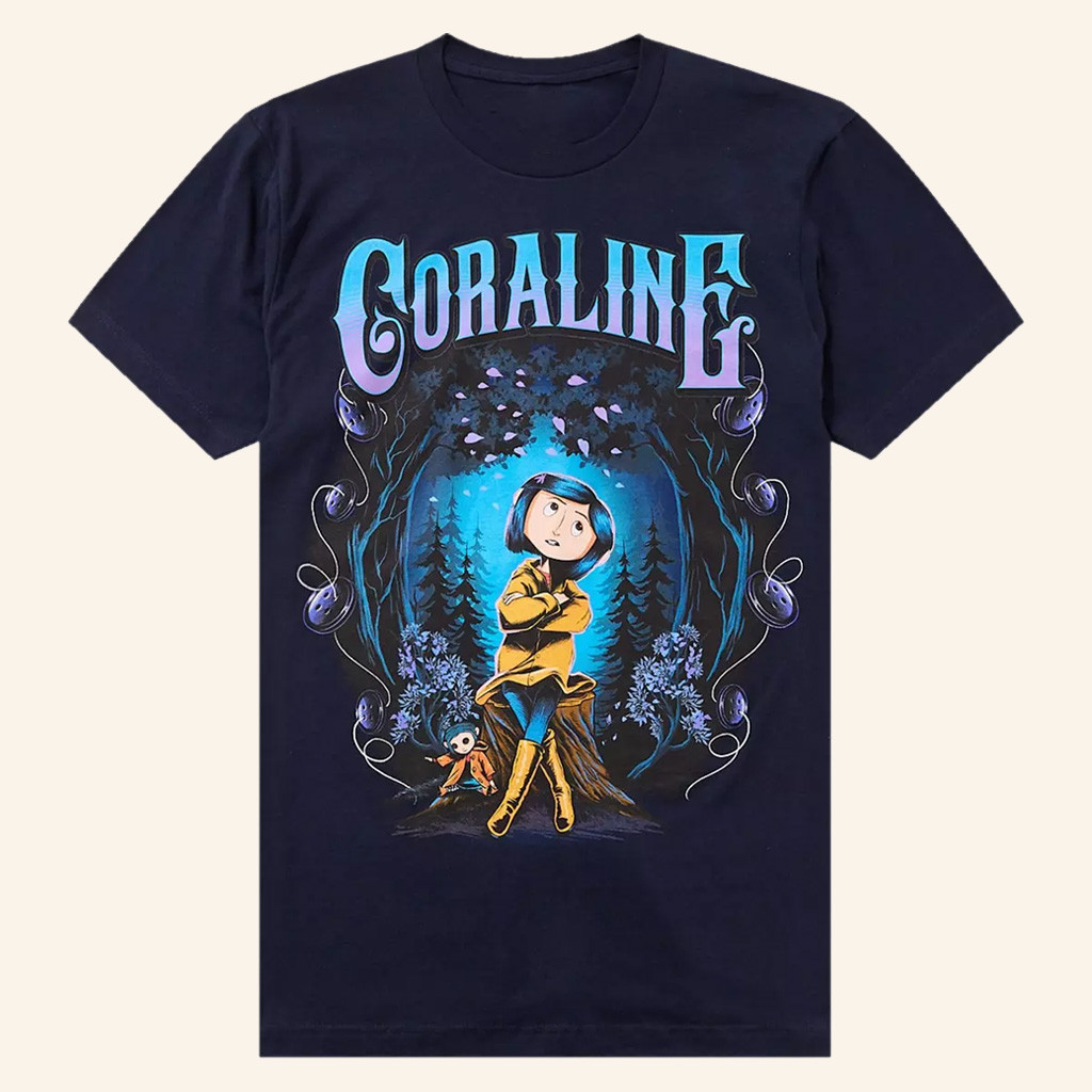 Coraline Merch Coraline Forest Portal T-Shirt Christmas Gift Ideas For Her