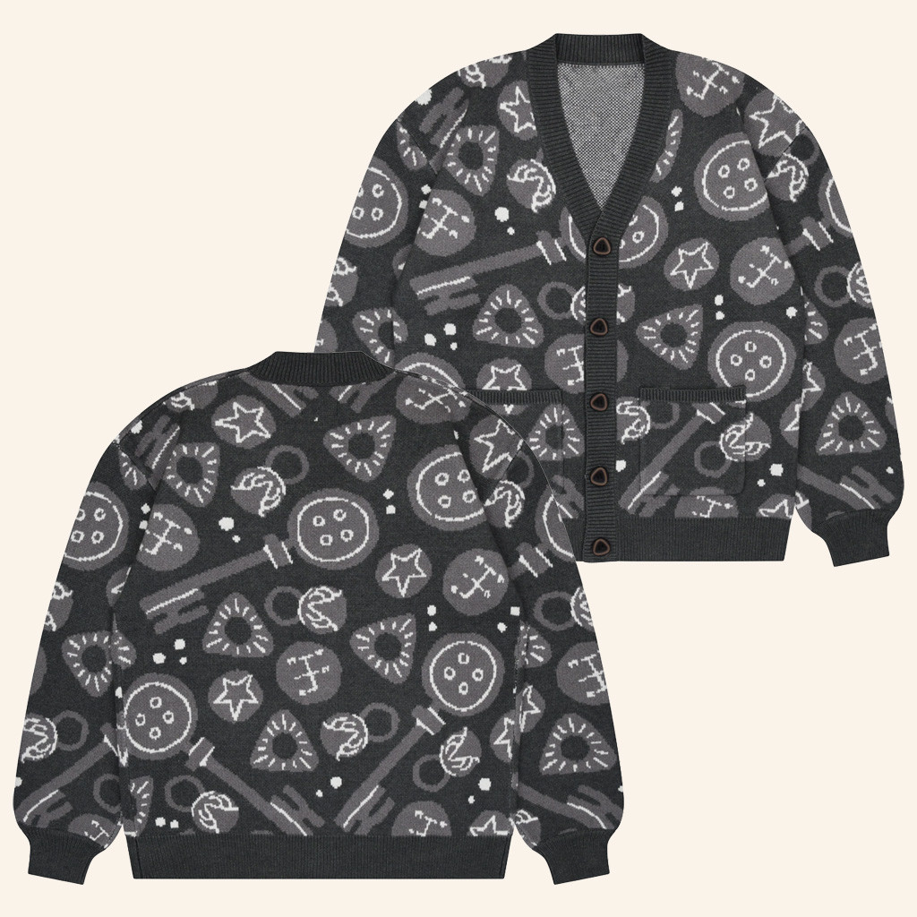 Coraline Merch Missing Pieces Cardigan Christmas Gift Ideas For Wife Coraline Merch Missing Pieces Cardigan Christmas Gift Ideas For Wife