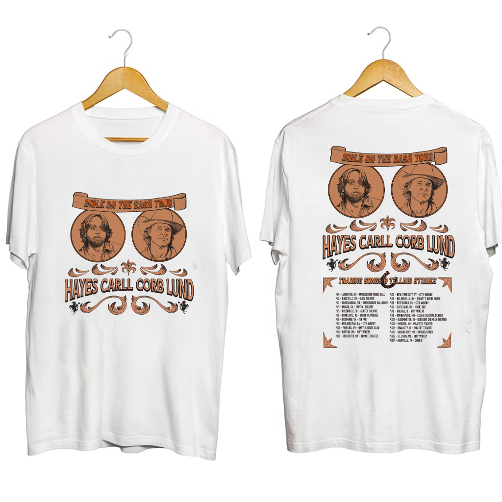 Corb Lund and Hayes Carll Tour Shirt Fan Merch Gifts For Music Lovers Corb Lund and Hayes Carll Tour Shirt Fan Merch Gifts For Music Lovers