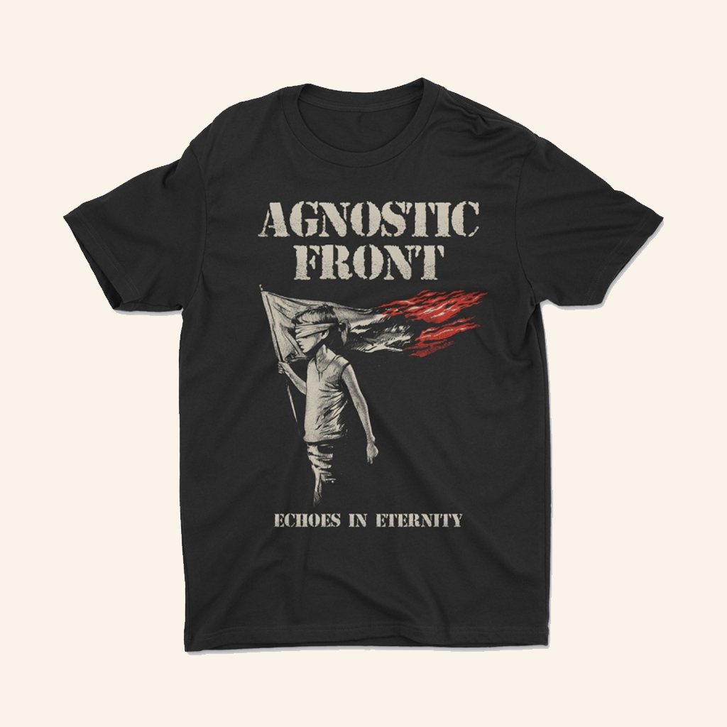 Coretex Records Merch Agnostic Front Echoes In Eternity T-Shirt Gifts For Music Lovers