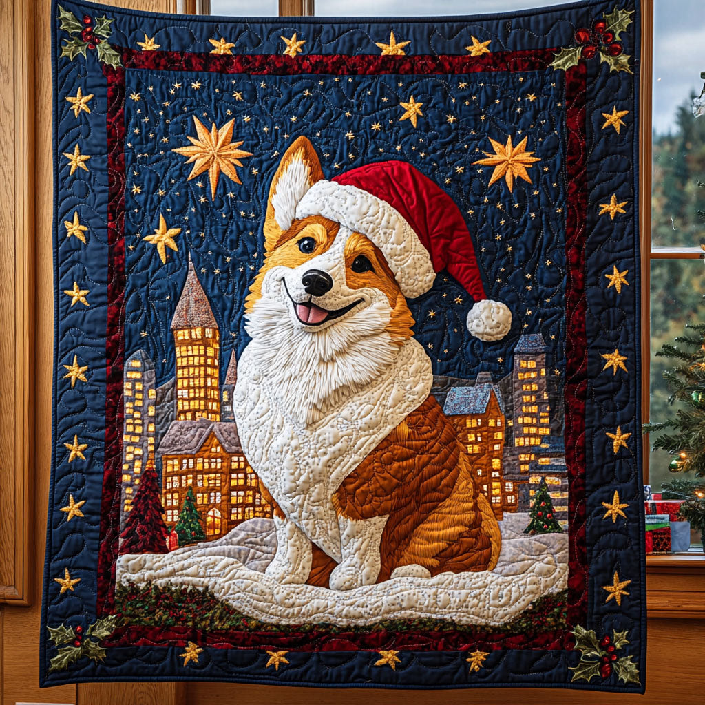 Corgi Cheer Quilt Thoughtful Quilt Blanket Gift for Loved Ones