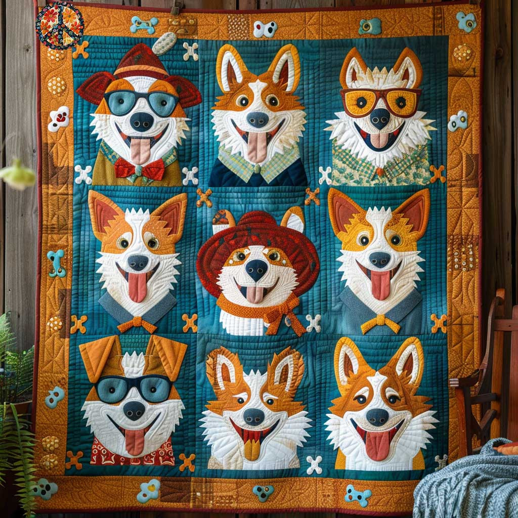 Corgi Smiles And Styles Holiday Christmas Quilt Blanket Womens Christmas Gift Ideas