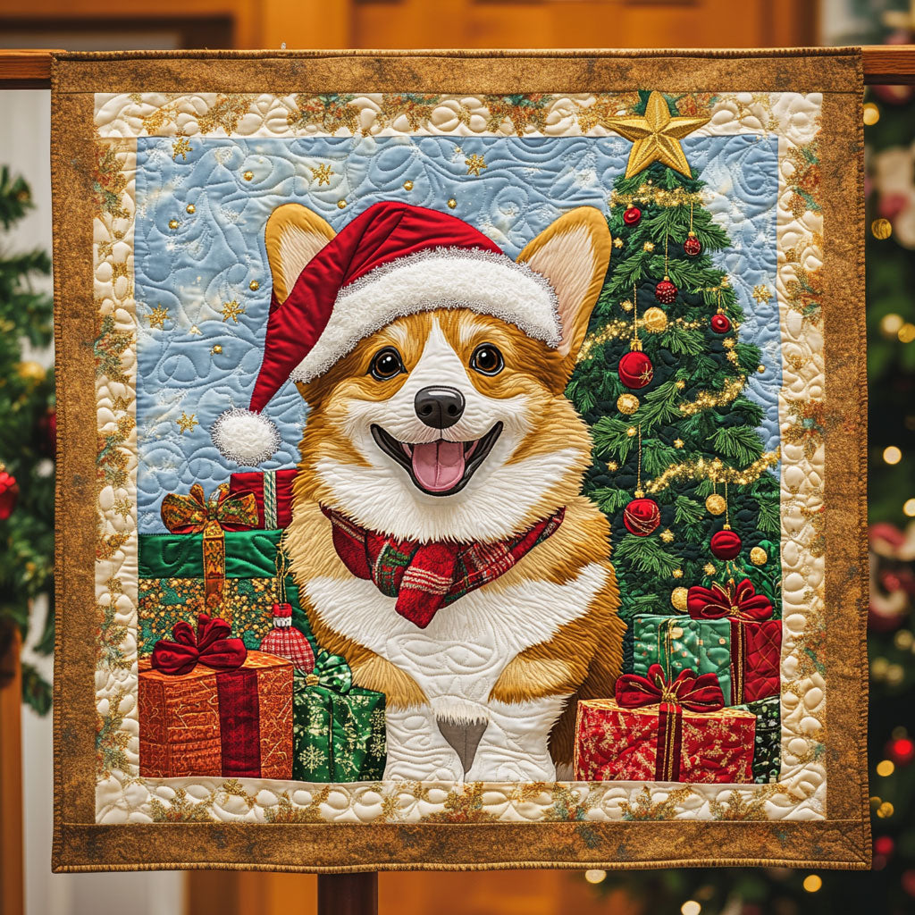 Corgi Wonderland Quilt Soft and Cozy Quilt Blanket for Comfortable Sleep