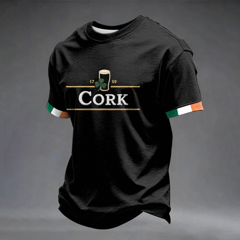 Cork Guinness Beer T-Shirt St Paddy's Day 2026 Clothes Best Present For Friends