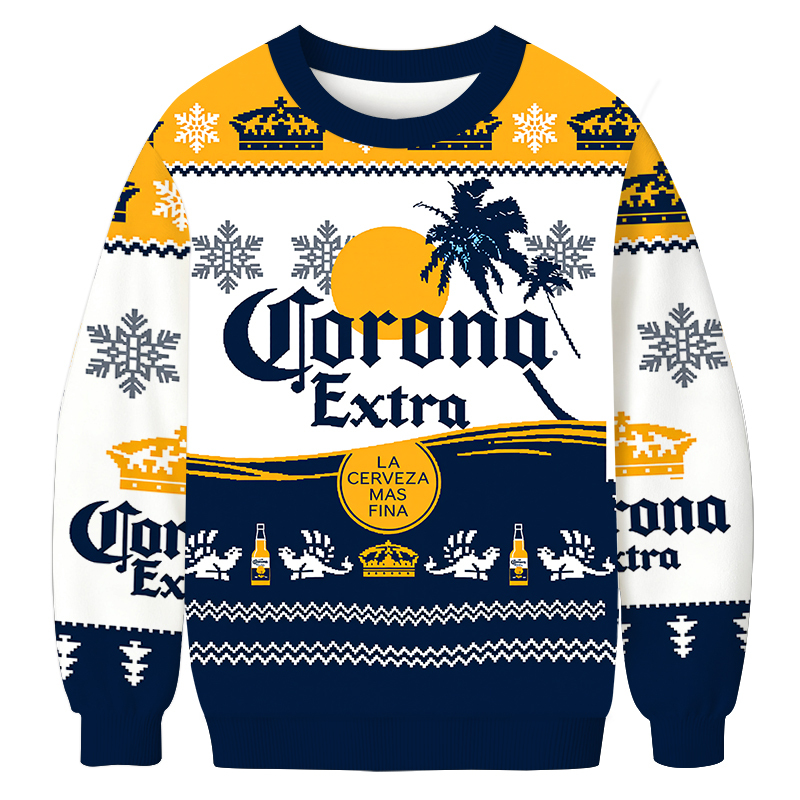 Corona Extra Christmas Ugly Sweatshirt Christmas Gift For Friends Corona Extra Christmas Ugly Sweatshirt Christmas Gift For Friends