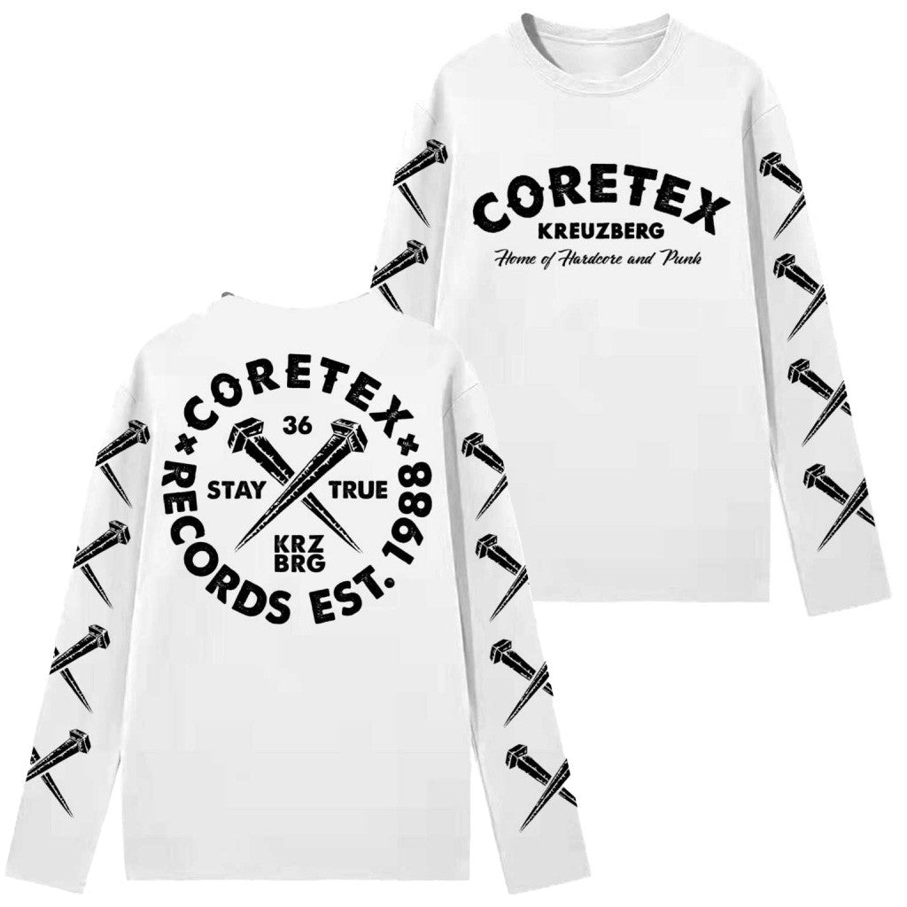 Cortex Records Merch Coretex Nails Long Sleeve T-Shirt Good Gifts For Friends Cortex Records Merch Coretex Nails Long Sleeve T-Shirt Good Gifts For Friends
