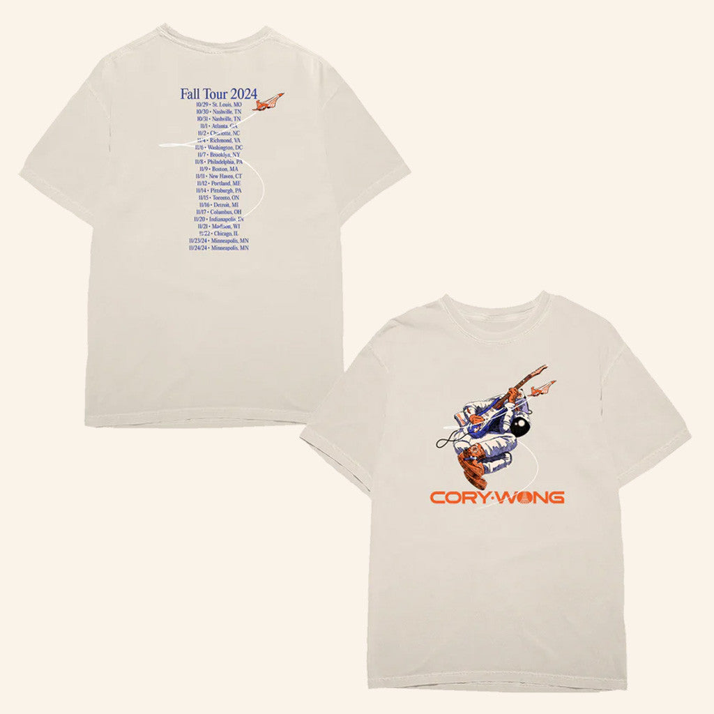 Cory Wong Merch Space Guitar Tour 2024 T-Shirt Gifts For Fans Cory Wong Merch Space Guitar Tour 2024 T-Shirt Gifts For Fans