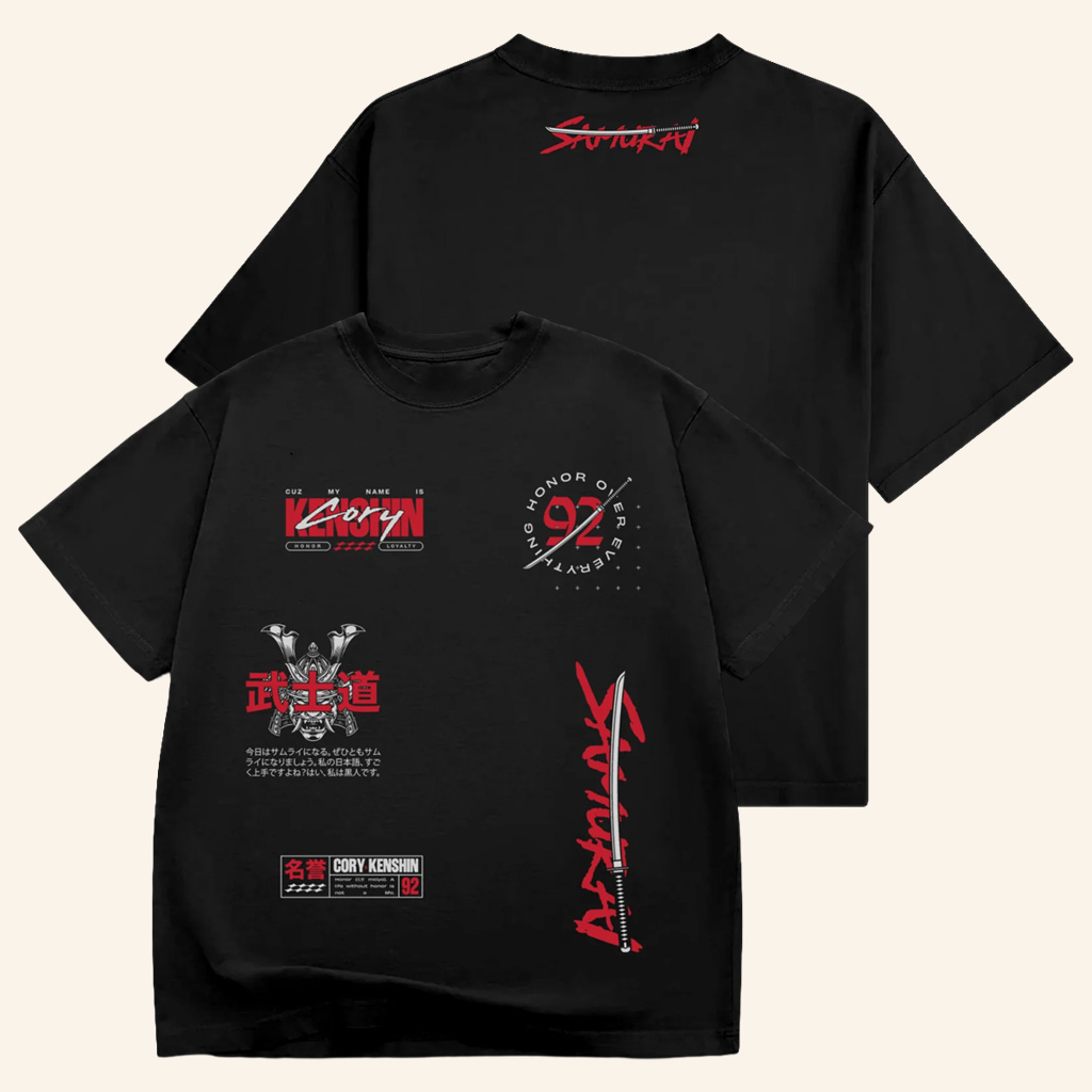Cory X Kenshin Merch Blammer T-Shirt Samurai Slice Shirt Gifts Ideas For Him
