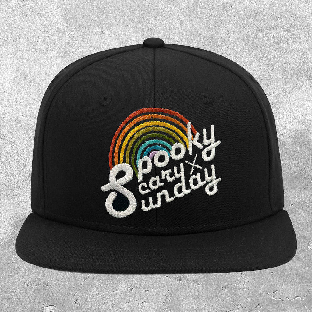 Coryxkenshin Merch Spooky Scary Sunday Snapback Hat Embroidered Gifts For Him Coryxkenshin Merch Spooky Scary Sunday Snapback Hat Embroidered Gifts For Him