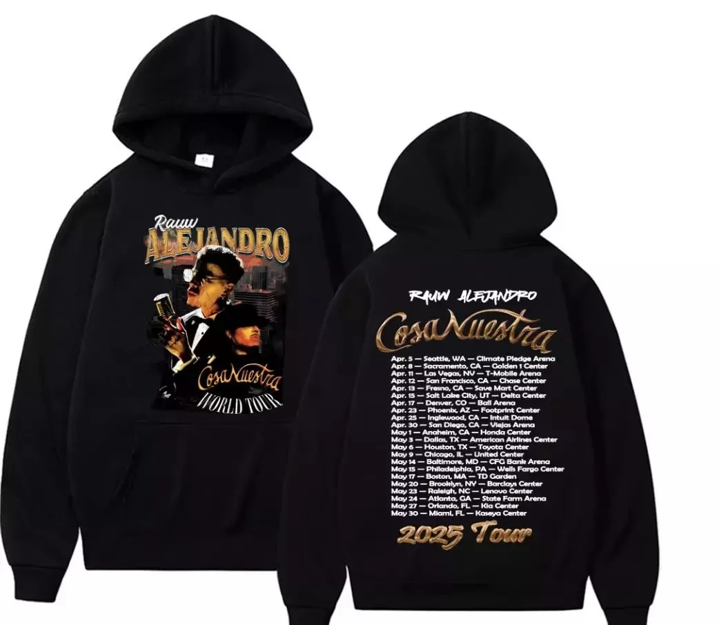 Cosa Nuestra Tour Merch Rauw Alejandro Hoodie Gift Ideas For Music Lovers