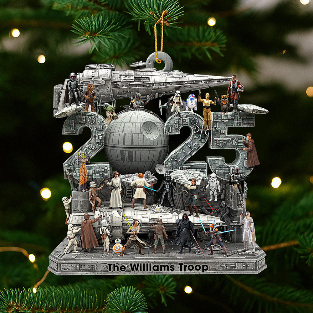 Cosmic Christmas Troop Ornament - Personalized Gifts For Movie Fans - Christmas Ornament Gift Idea