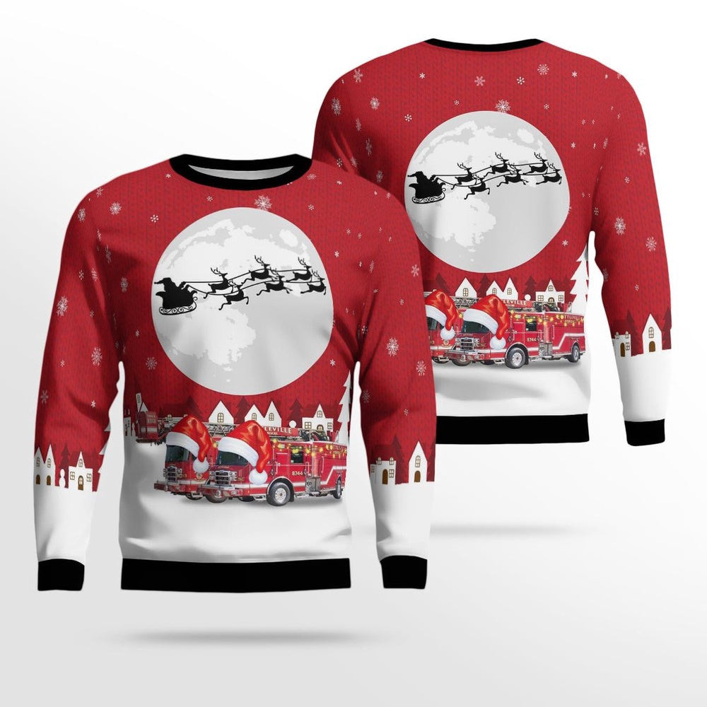 Cottleville Missouri Cottleville Fire Protection District AOP Ugly Sweater Xmas Unisex Sweater Christmas Gifts For Men Women
