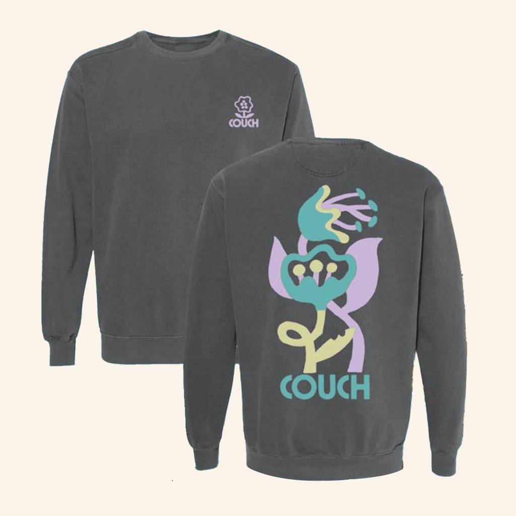 Couch The Band Merch Lily Flower Crewneck Sweatshirt Best Gifts For Girlfriend Couch The Band Merch Lily Flower Crewneck Sweatshirt Best Gifts For Girlfriend