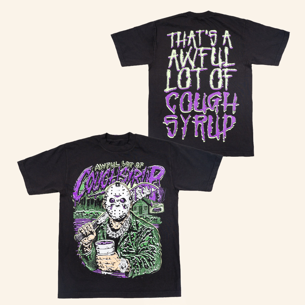 Cough Syrup Merch Jason T-Shirt Gift Ideas For Horror Movie Lovers Cough Syrup Merch Jason T-Shirt Gift Ideas For Horror Movie Lovers