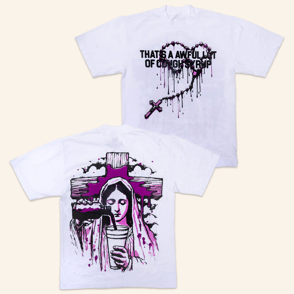 Cough Syrup Merch Rosary T-Shirt Present For Mom Cough Syrup Merch Rosary T-Shirt Present For Mom