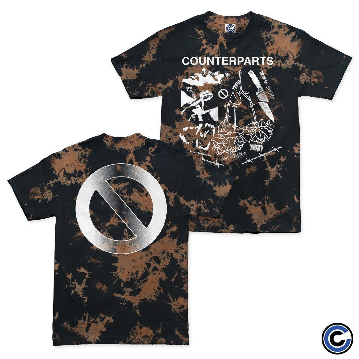 Counterparts Merch Broken Knife Shirt Counterparts Shirt