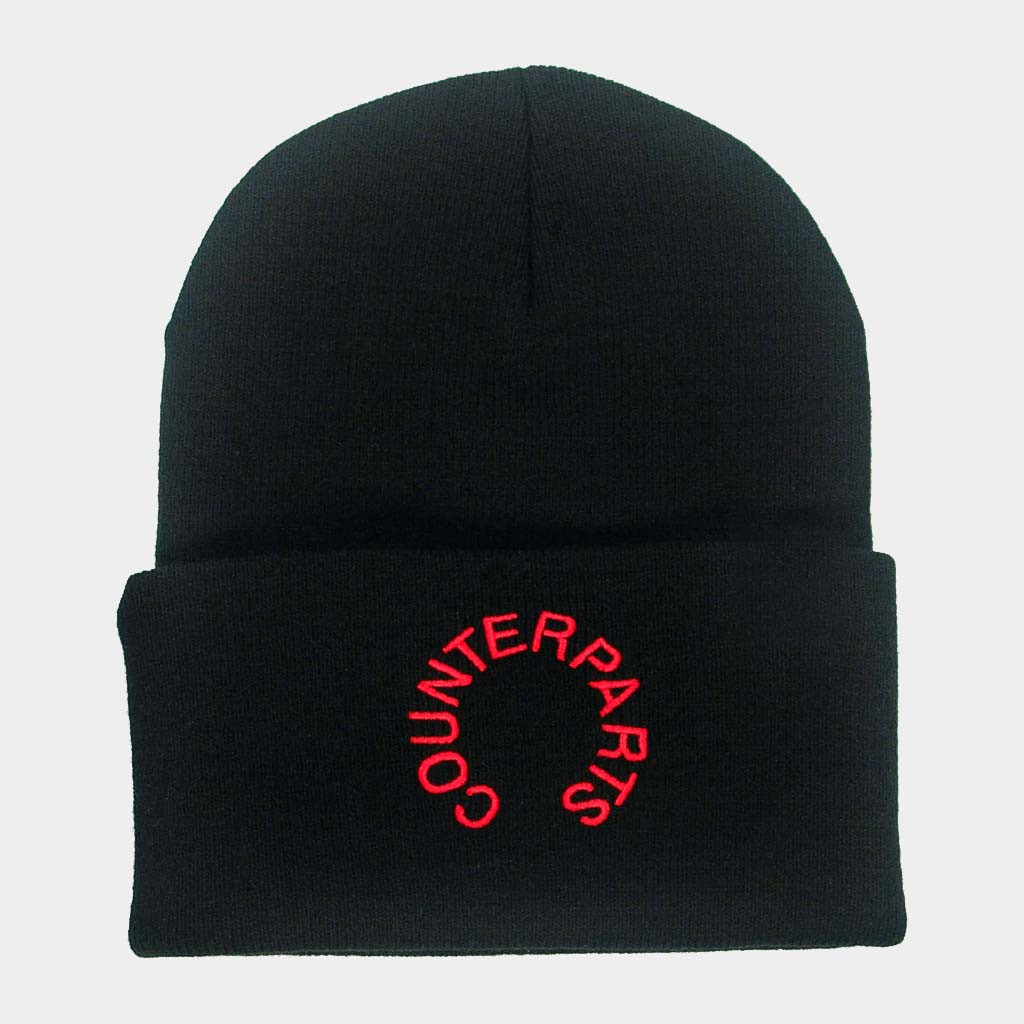 Counterparts Merch Embroidered Metalcore Logo Black Beanie Gifts For Brother Counterparts Merch Embroidered Metalcore Logo Black Beanie Gifts For Brother
