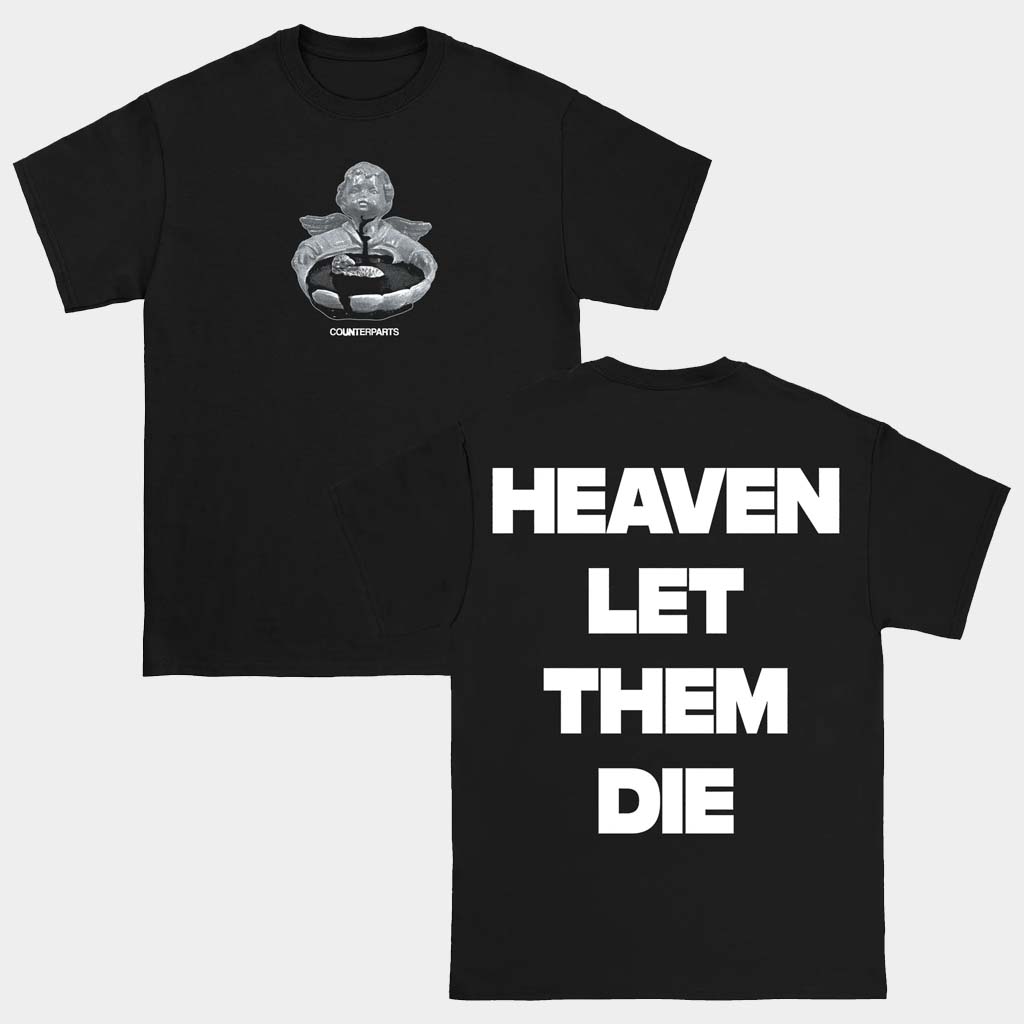 Counterparts Merch Heaven Let Them Die Counterparts T-Shirt Birthday Gift Ideas For Him