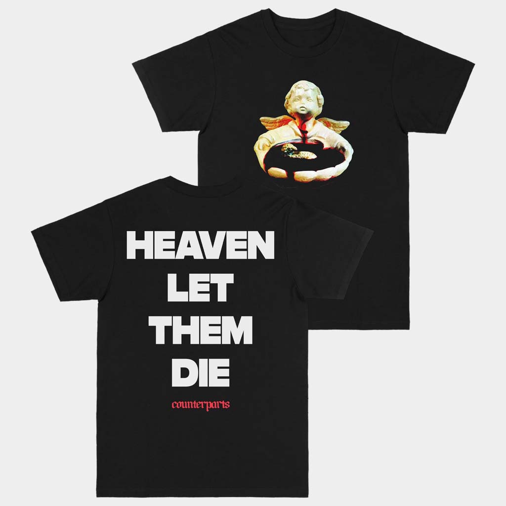 Counterparts Merch Heaven Let Them Die Counterparts T-Shirt Gifts For Besties