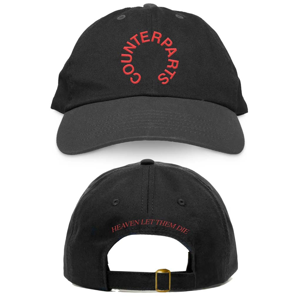 Counterparts Merch Heaven Let Them Die Embroidered Hat Counterparts Hat Gift Ideas For Fans