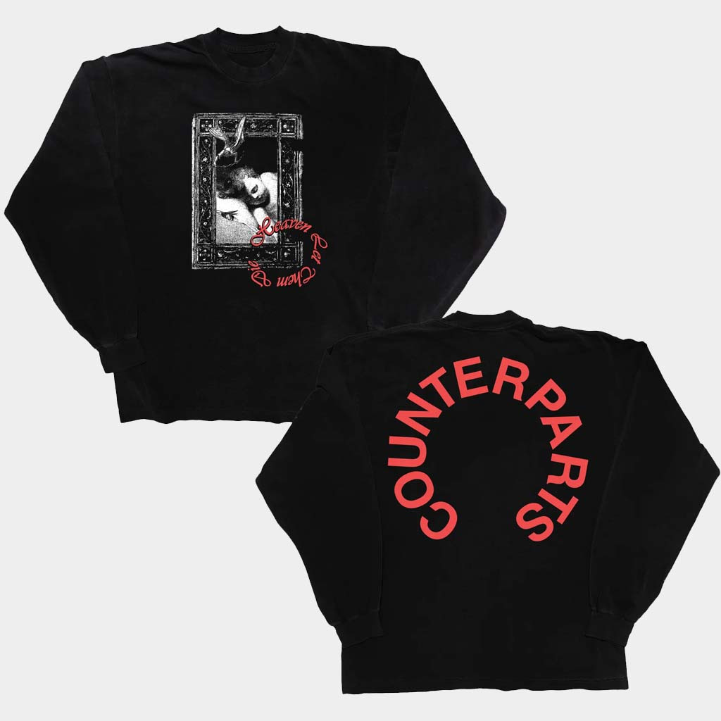 Counterparts Merch Metalcore Black Long Sleeve T-Shirt Heaven Let Them Die Shirt Gifts For Her
