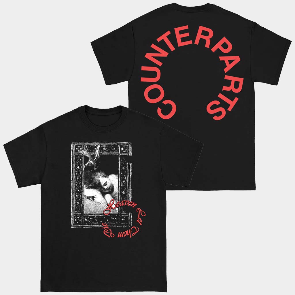 Counterparts Merch Metalcore Black T-Shirt Heaven Let Them Die Shirt Gifts For Fans
