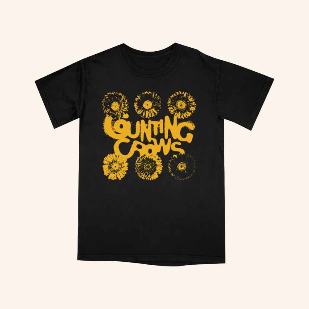Counting Crows Merch 90's Flower T-Shirt Christmas Gift For Rock Band Lovers Counting Crows Merch 90's Flower T-Shirt Christmas Gift For Rock Band Lovers