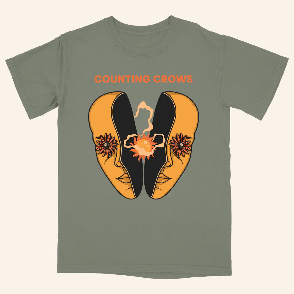 Counting Crows Merch Flowers In Their Eyes T-Shirt Best Gifts For Her Counting Crows Merch Flowers In Their Eyes T-Shirt Best Gifts For Her