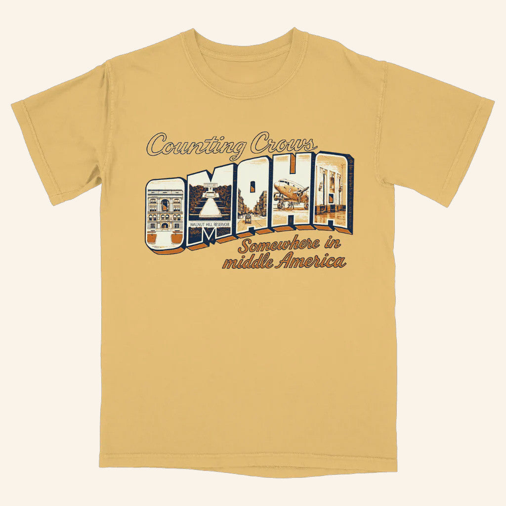 Counting Crows Merch Omaha T-Shirt Gifts For Best Friends