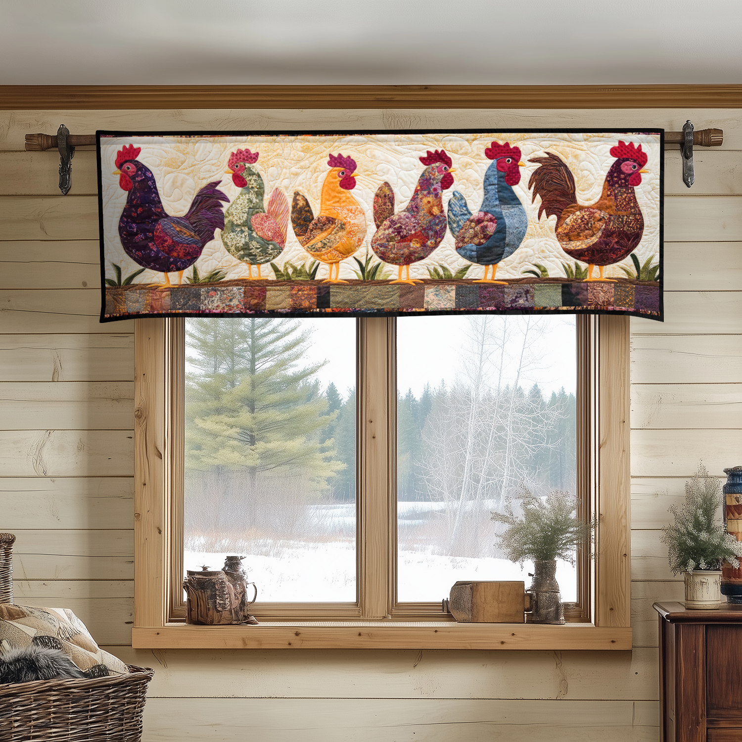 Country Charm Quilted Valance Entryway Ideas Unique Gifts For Farmers