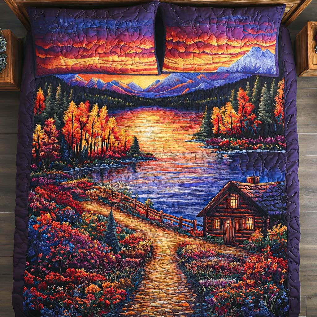 Country Hearth Quilted Bedding Set Bedroom Decorations Christmas Presents