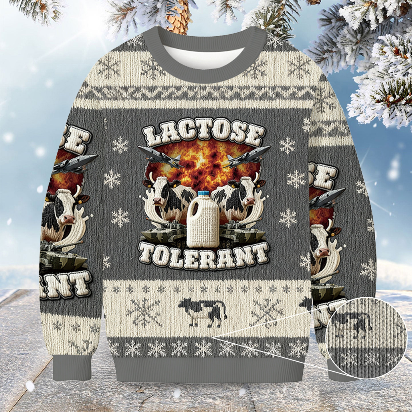 Country Home Christmas Ugly Sweater Winter Clothing Christmas Gifts For Music Lovers