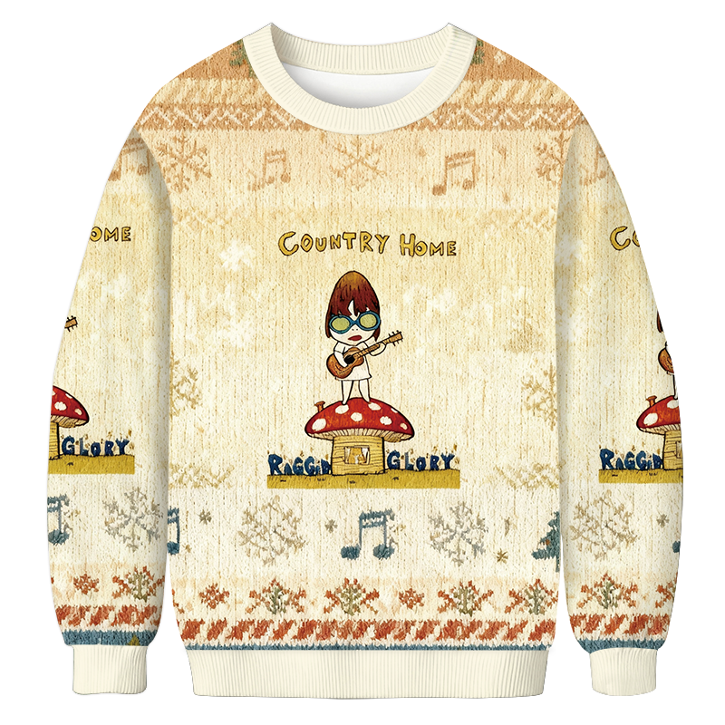 Country Home Christmas Ugly Sweatshirt Funny Xmas Party Outfit Gift Ideas