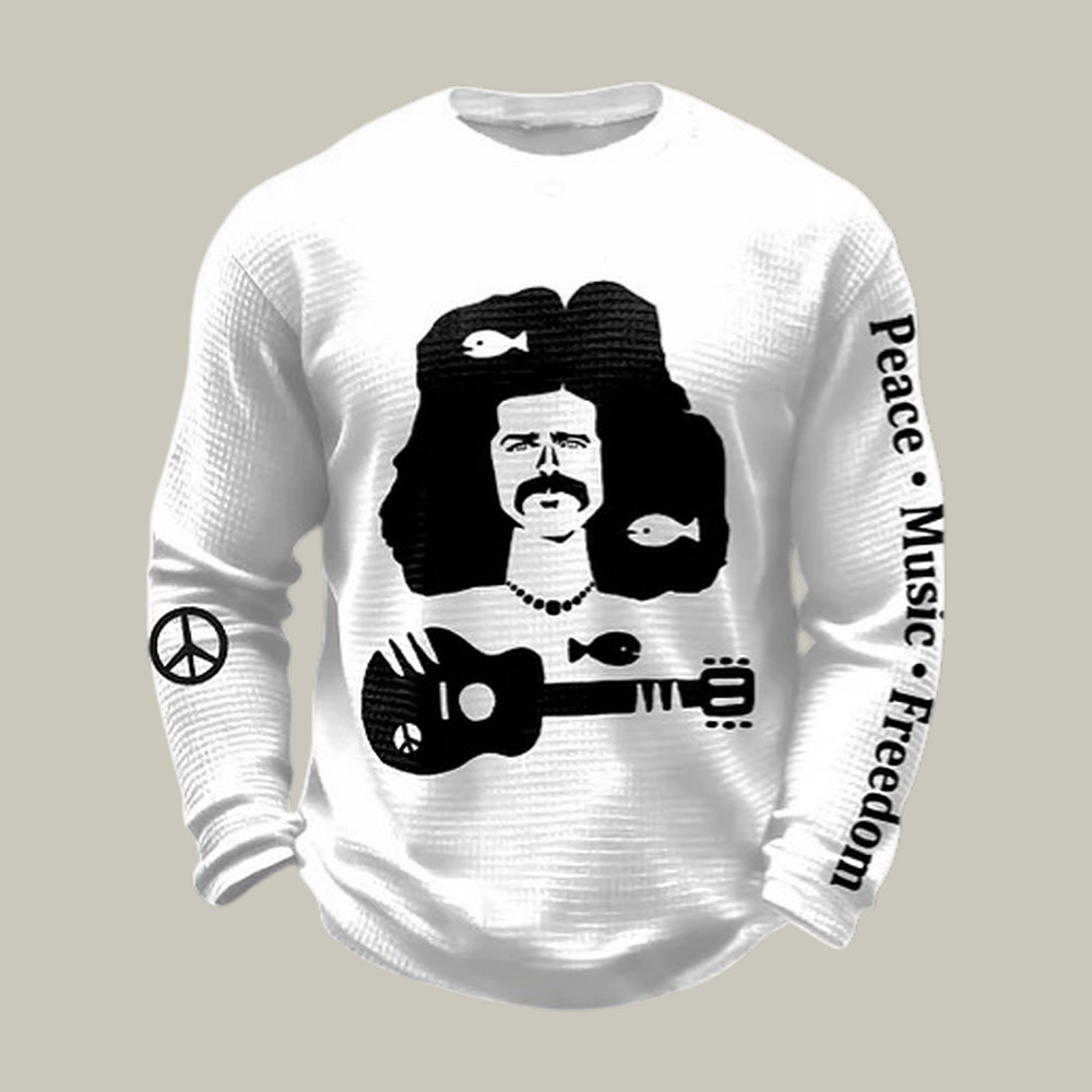 Country Joe And The Fish Merch Peace Music Freedom Long Sleeve Shirt Hippie Outfit Music Fan Gift