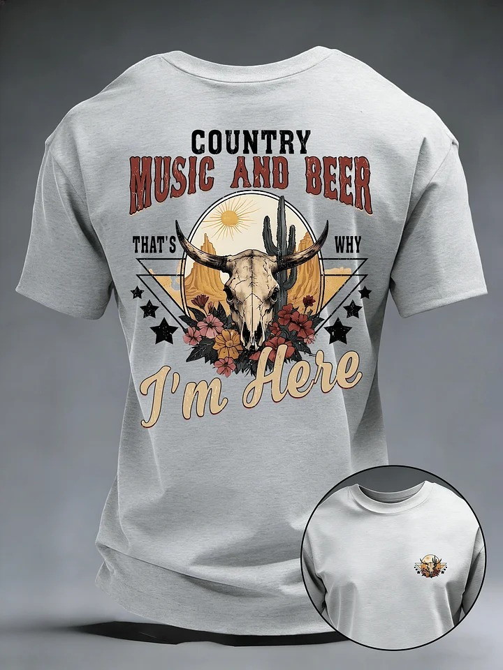 Country Music Beer T Shirt Houston Rodeo Gift For Texas Cowboy Fans