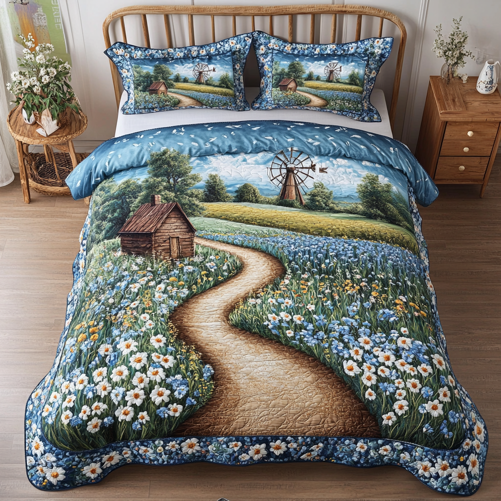 Country Road Quilted Bedding Set Best Bed Sheet Set Best Secret Santa Gifts
