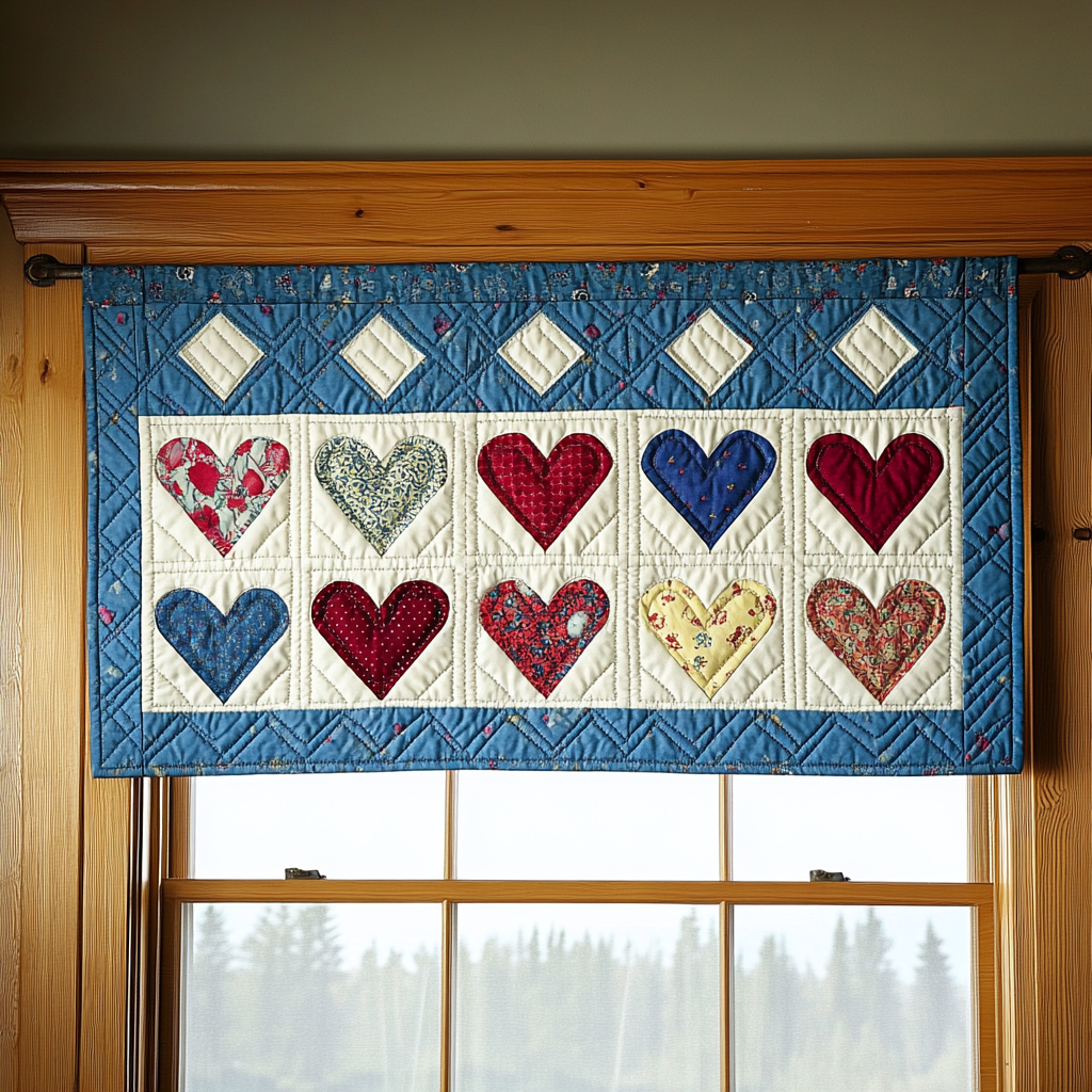 Countryside Bliss Quilted Valance Entryway Christmas Decor Ideas Valentines Gifts For Him