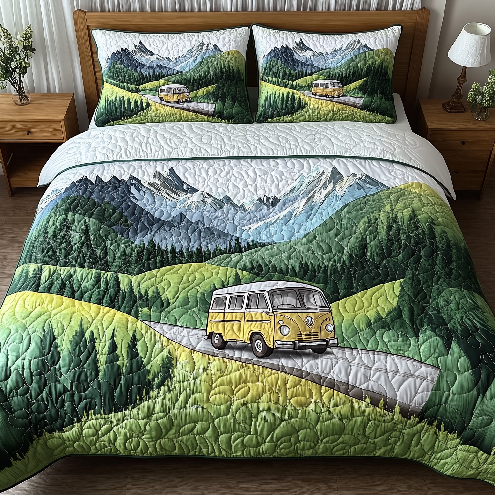 Countryside Trip Duvet Cover Set Merch For Him