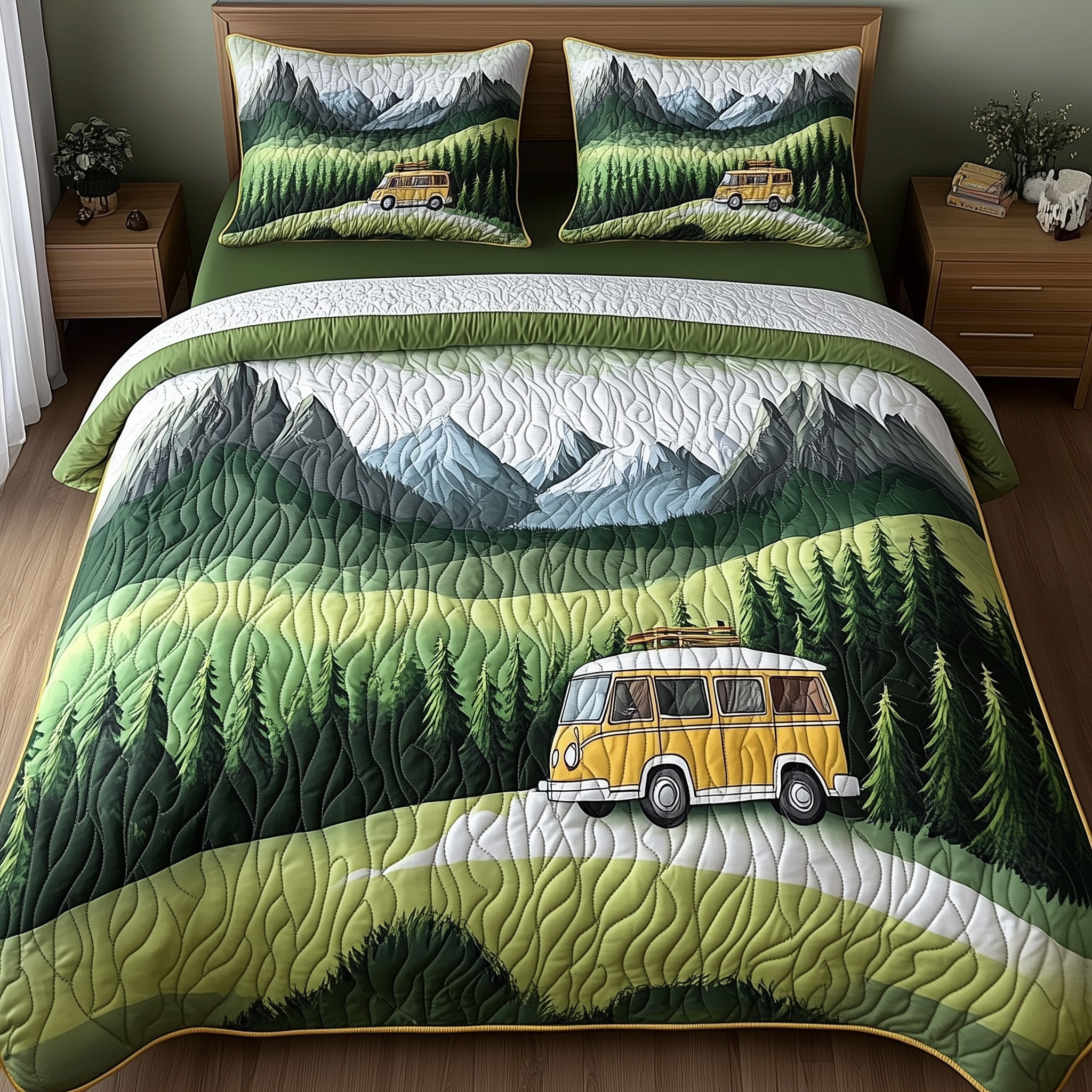 Countryside Trip Duvet Cover Set Merch For Mom