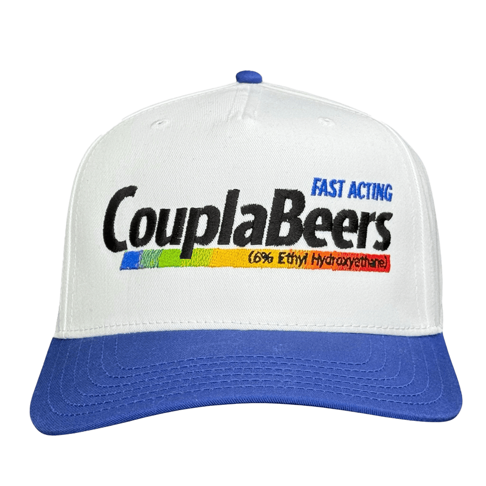 CouplaBeers Fast Acting Hat Embroidered Funny Hat CouplaBeers Fast Acting Hat Embroidered Funny Hat