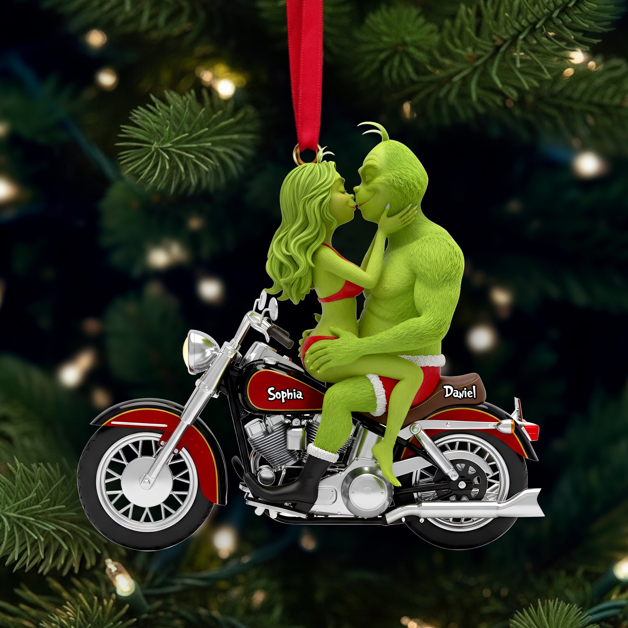 Couple's Ride Together Ornament - Personalized Gift For Couples - Festive Holiday Keepsake Gift Couple's Ride Together Ornament - Personalized Gift For Couples - Festive Holiday Keepsake Gift