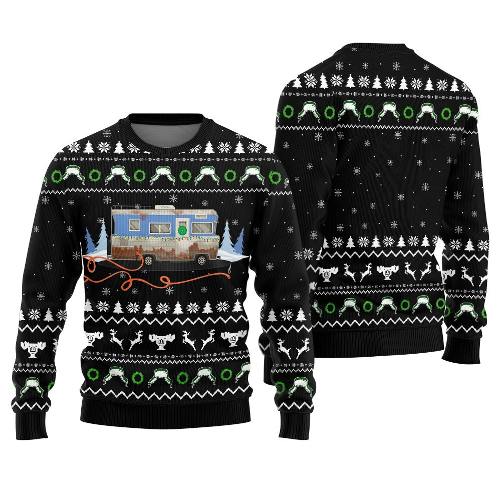 Cousin Eddies Rv National Lampoons Christmas Vacation Ugly Christmas Cozy Christmas Sweater for Holiday Season