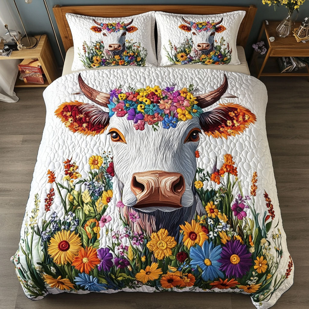 Cow Enchantment Quilted Bedding Set Bed Decor Ideas Cow Themed Stuff
