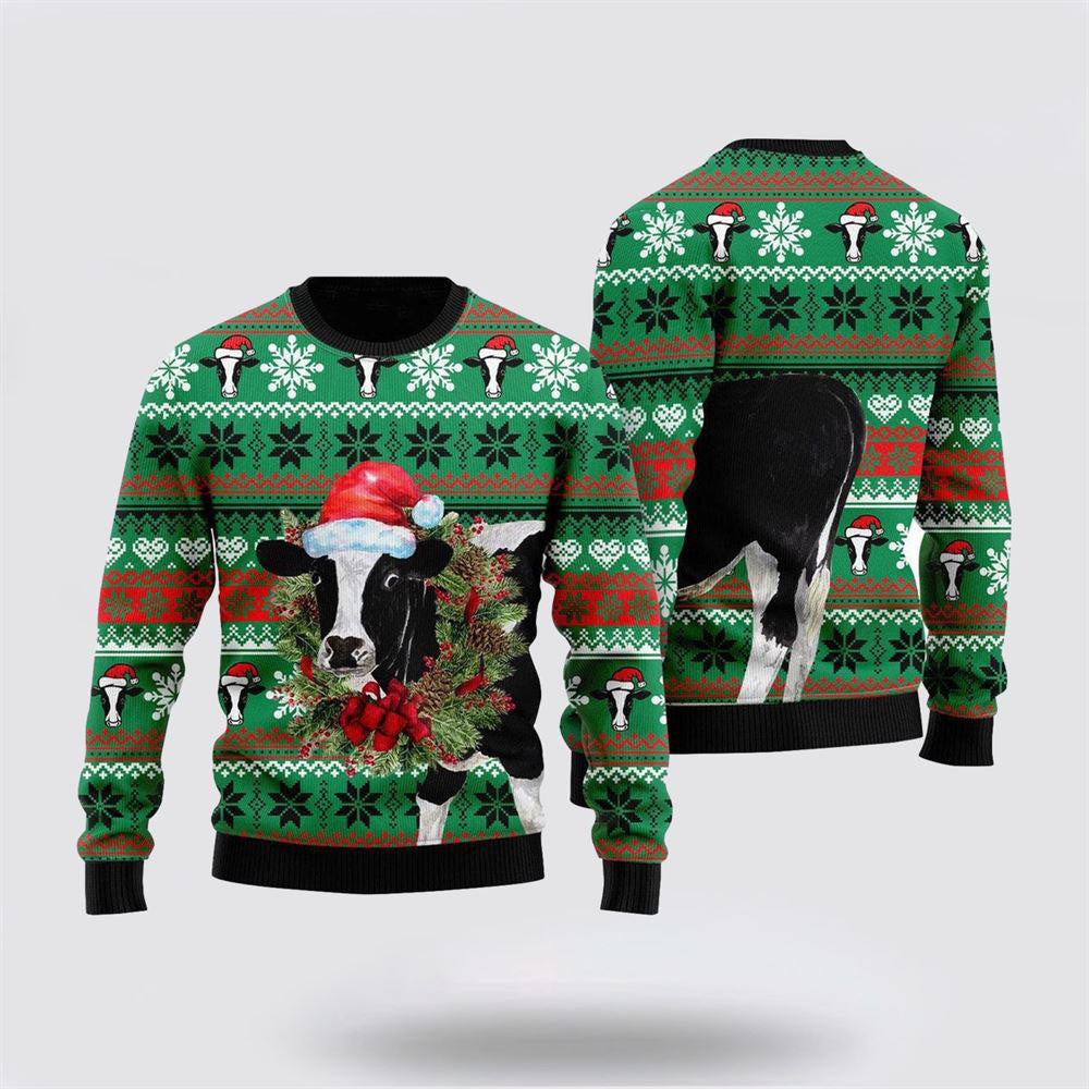 Cow Merry Christmas Ugly Christmas Sweater Funny Christmas Sweater Christmas Gifts For Husband