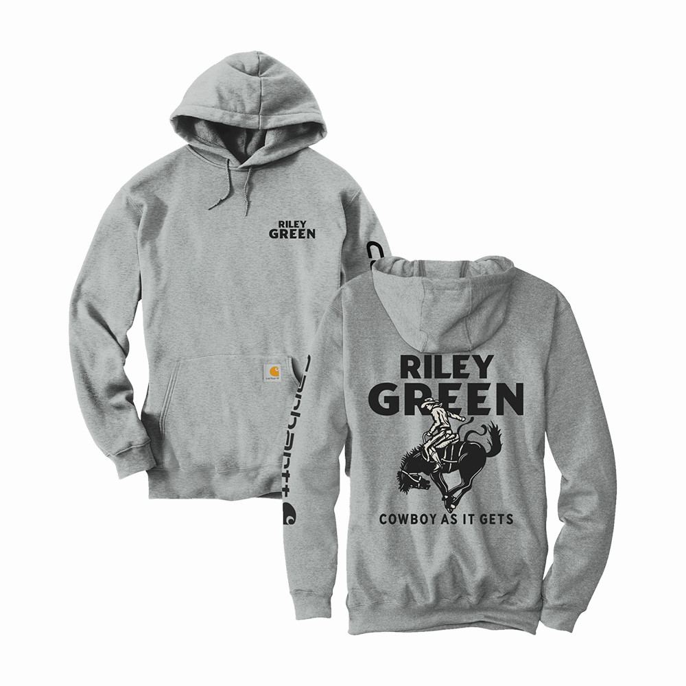 Cowboy As It Gets Riley Green Hoodie Music Apparel Riley Green Fans Gift For Him