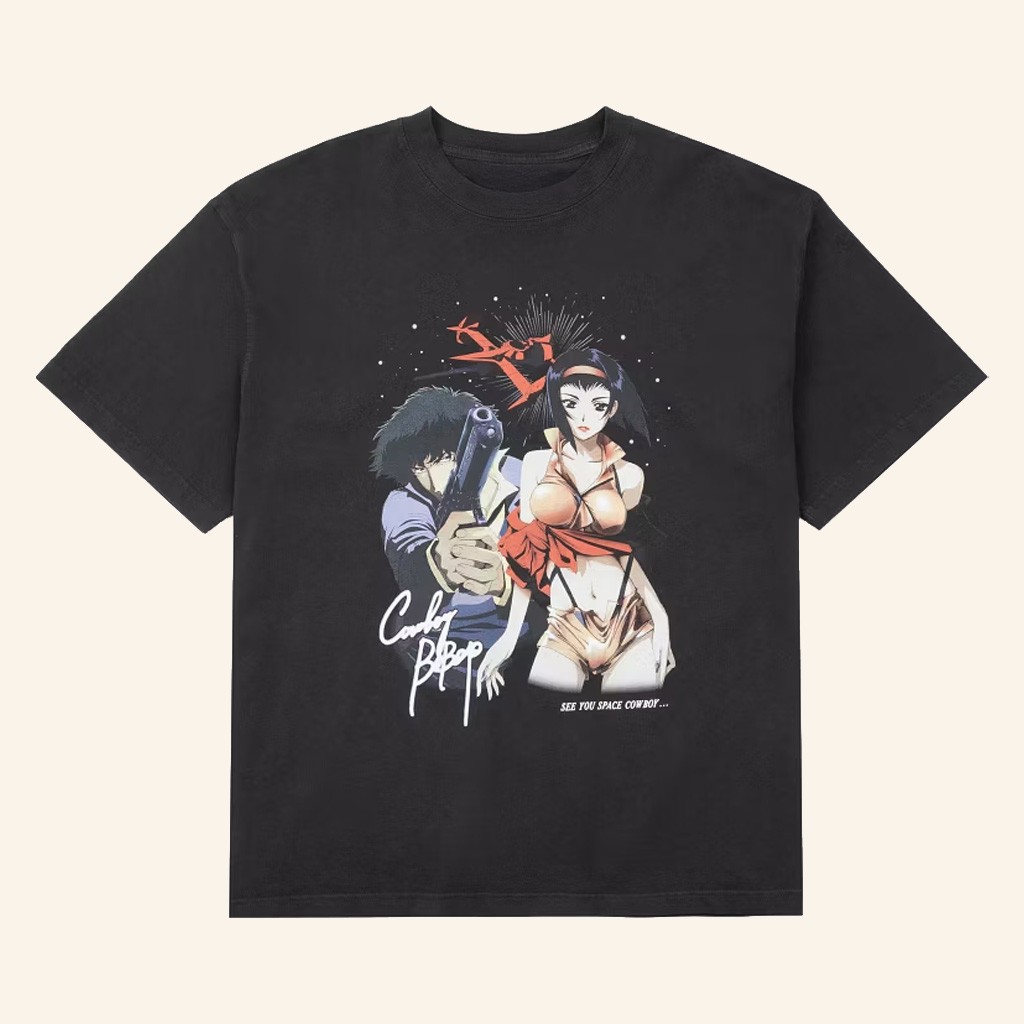 Cowboy Bebop x Ludwig Merch Spike And Faye T-Shirt Best Gifts For Sister