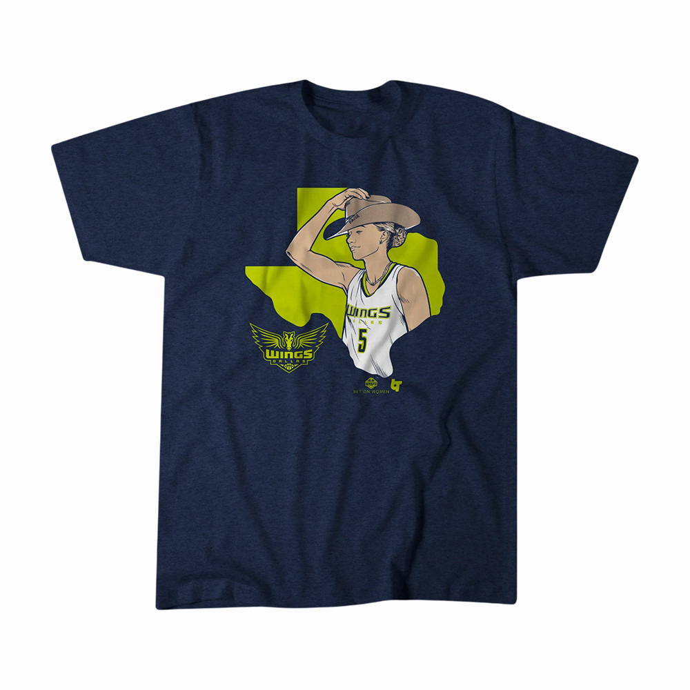 Cowboy Bueckers Dallas Wings T-Shirt 2026 WNBA Season Opener Merch Basketball Lover Gift