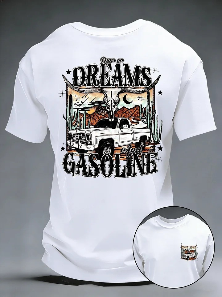 Cowboy Dreams T Shirt Texas Gasoline Western Gift For Houston Rodeo Fans